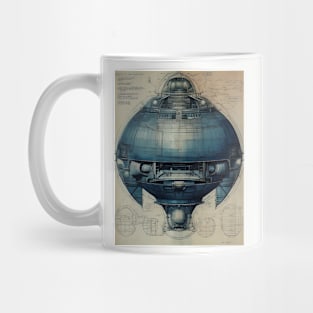 UFO Blueprint too Mug